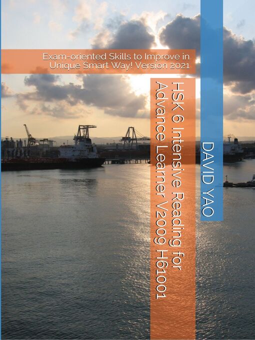 Cover image for HSK 6 Intensive Reading for Advance Learner V2009 H61001 汉语水平考试模拟考题